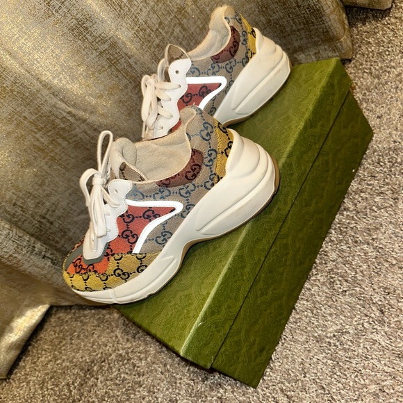 Gucci Womens Rhyton ‘GG Monogram - multi color’ - Picture 3 of 13
